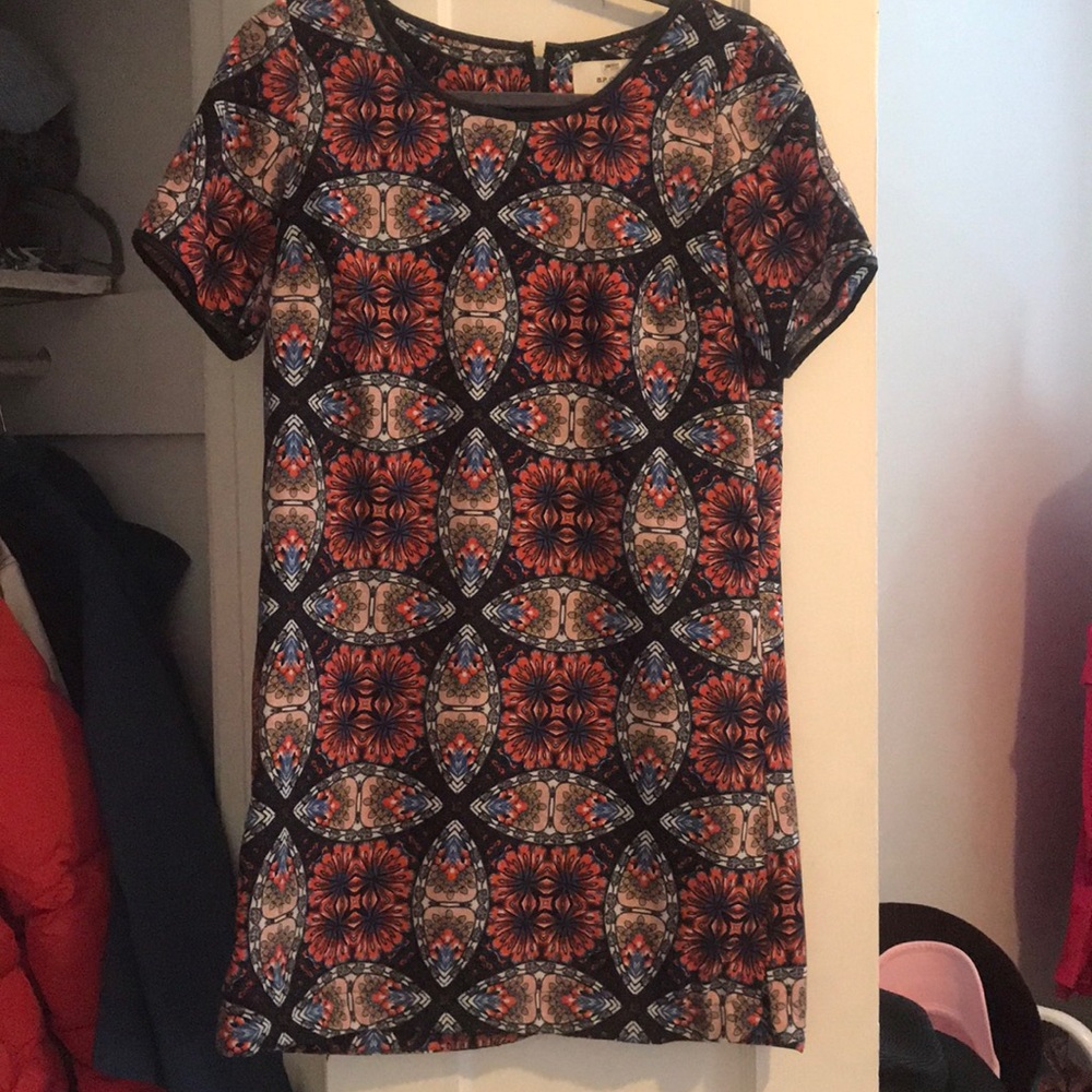 Retro Pattern Dress